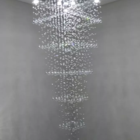 Luminária Cristal Alto Brilho Vão De Escadas Moderno