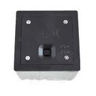 Luminária Cubo De Gelo Led Solar Luz Branco Quente Área Exter