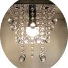 Luminária De Acrílico Alto Brilho Já Vai Montado Com Led 35cm