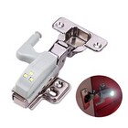 Luminaria De Armario Kit 40 Und Led Automatica Dobradiça Guar