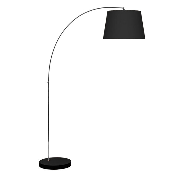 Luminária De Chão 1,80m De Madeira Preta 589.13