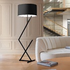 Luminária De Chão Abajur De Piso Coluna Bali Cupula