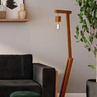 Luminaria De Chao Articulada Para Sala De Estar P13 Tebar