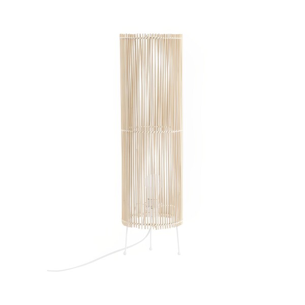 Luminária de Chão Bambu 75cm E27 Oikos Leroy Merlin