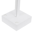 Luminária de Chão Branca de Metal Com LED Integrado 154,5m New Style Spotline