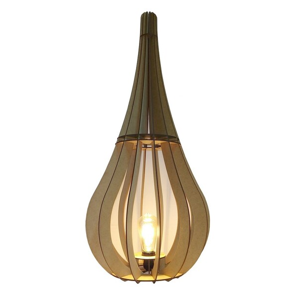 Luminária De Chão Capadócia Mod. Gota Cru 80cm Leroy Merlin