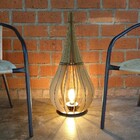 Luminária De Chão Capadócia Mod. Gota Cru 80cm