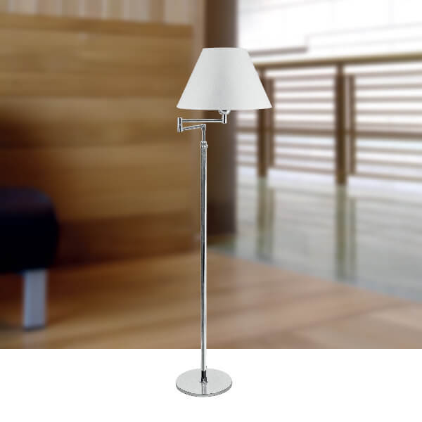 Luminaria de Chão Carol Braço Articulado C233 Golden Art