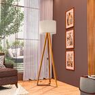 Luminária De Chão Com Cúpula Lyon Off White 2 Unidades