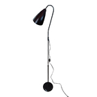 Luminaria De Chão Em Alumínio Com Haste Fixa Preto