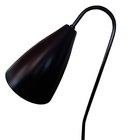 Luminaria De Chão Em Alumínio Com Haste Fixa Preto