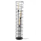 Luminária De Chão Estilo Industrial Estrutura Cilíndrica P/3