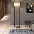 Luminária De Chão Estilo Industrial Premium Dubai Palha Bege