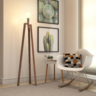 Luminária de Chão Imbuia Nina 1,36m BM Lamps