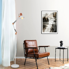 Luminária de Chão para Lâmpada LED Branca Metal 190cm Office Deluxe Gmh