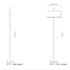 Luminaria de Chão Marriot Haste Reta C717 Golden Art