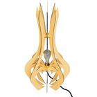 Luminária De Chão Mdf Holambra Mdf Cru 85x45cm