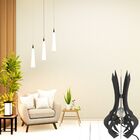 Luminária De Chão Mdf Holambra Preto 75x40cm