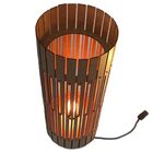 Luminária De Chão Mdf Torre De Pisa Mdf Cru Kit Com 2 - 85x25