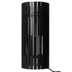 Luminária De Chão Mdf Torre De Pisa Preto Kit Com 2 - 75x25cm