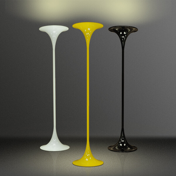 Luminaria de Chão Mistt Luz Indireta C900-A Golden Art