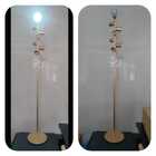 Luminária De Chão Moderna Slim Coluna Metálica P/7 Lâmpadas E