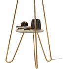 Luminária De Chão Para Sala De Estar Elegante Preto