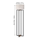 Luminaria De Chão Para Sala Dubai Estilo Industrial Cupula Be