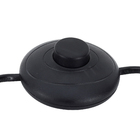 Luminária de Chão Preta 1,52m LED Luz Amarela Style Spot Line