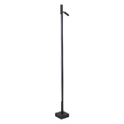 Luminária de Chão Preta de Metal Com LED Integrado 154,5m New Style Spotline