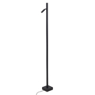 Luminária de Chão Preta de Metal Com LED Integrado 154,5m New Style Spotline