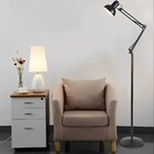 Luminária de Chão Preta Plástico 1,9M Office Lamp Gmh