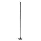 Luminária de Chão Preto Plástico e Metal IP20 1,4m Inspire