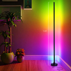 Luminária de Chão RGB Preto Metal IP20 1,4m Inspire