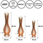 Luminária De Chão Santa Maria Mdf Luminária - Mdf Cru Kit Com