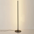 Luminária De Chão Slim Perfil P/ Fita Led 1,20m Base Metálica