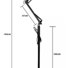 Luminária De Coluna Office Lamp - Preto