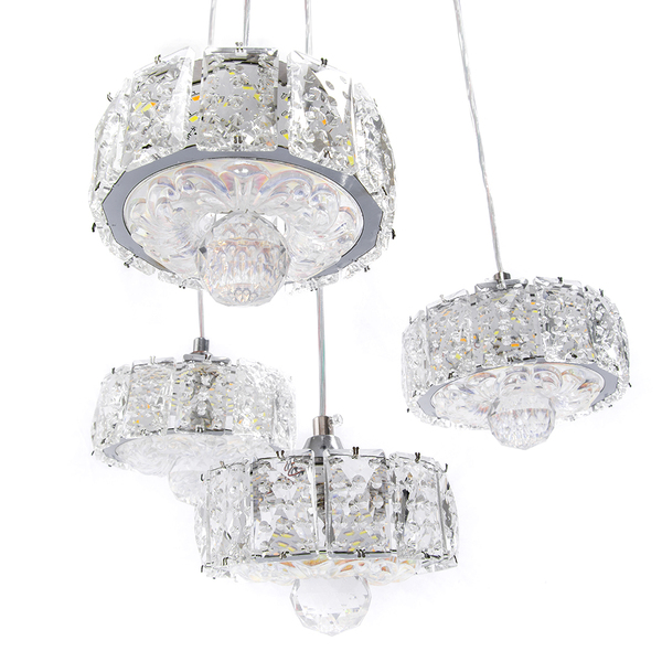 Luminária De Cristal Acrilico 8029 Branco Frio Iluminação Res