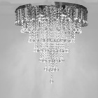 Luminária De Cristal Para Sala De Estar Com 50cm De Altura Bi