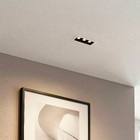 Luminária de Embutir Branca LED 3 Spots 6W Luz Amarela Dot Light Luminatti Bivolt