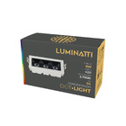 Luminária de Embutir Branca LED 3 Spots 6W Luz Amarela Dot Light Luminatti Bivolt