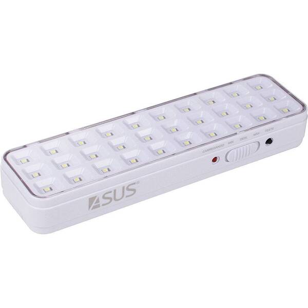 Luminária De Emergência 30 Leds Asus Bivolt