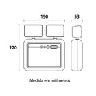 Luminária De Emergência Bloco Autônomo Blumenau 2 Faróis 5w B