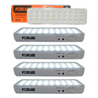 Luminária De Emergência Foxlux Recarregável Bivolt Kit 5 Un