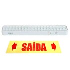 Luminaria De Emergencia Lampada 60 Leds Luz Bateria Recarrega