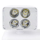 Luminária de Emergência LED 2200 Lumens e 2 Faróis Segurimax