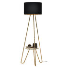 Luminária De Estilo Industrial Para Sala De Estar Cupula Preto