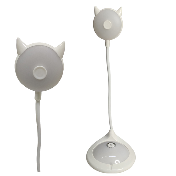 Luminaria De Gato Pet Abajur Led Touch Flexivel Sala Quarto E