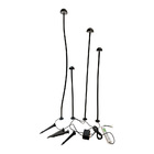 Luminária De Jardim Nordecor Gobe 6614 Led Bivolt Preto 3000k