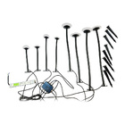 Luminária De Jardim Nordecor Pilze 6613 Led Bivolt Preto 3000